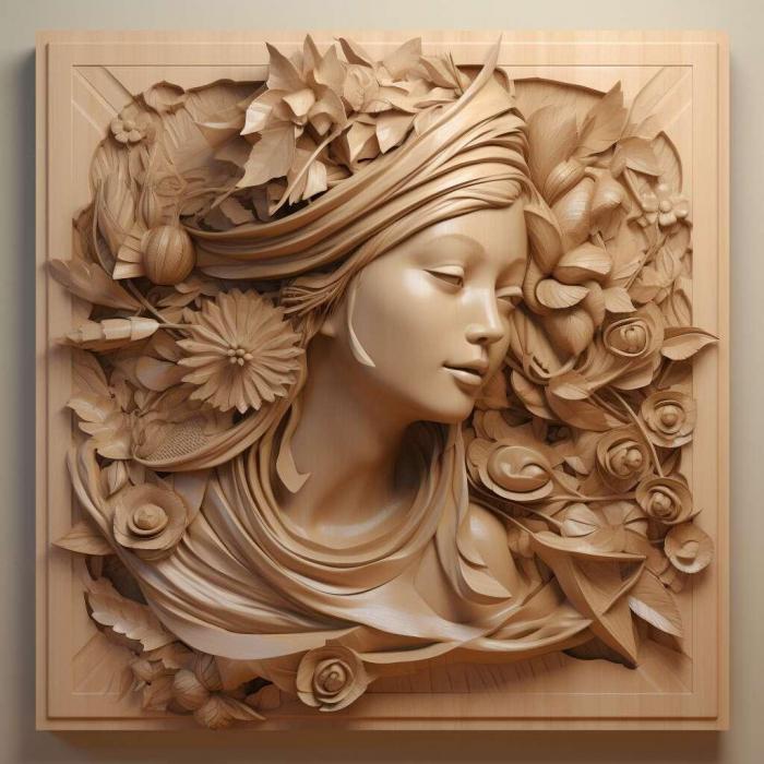 نموذج ثلاثي الأبعاد لآلة CNC 3D Art 